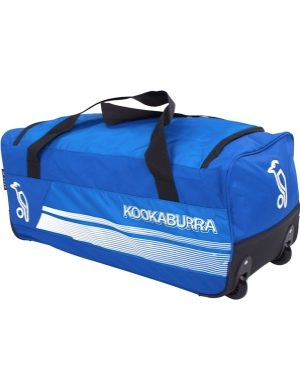 Kookaburra 9500 Wheelie Cricket Bag - Blue/White